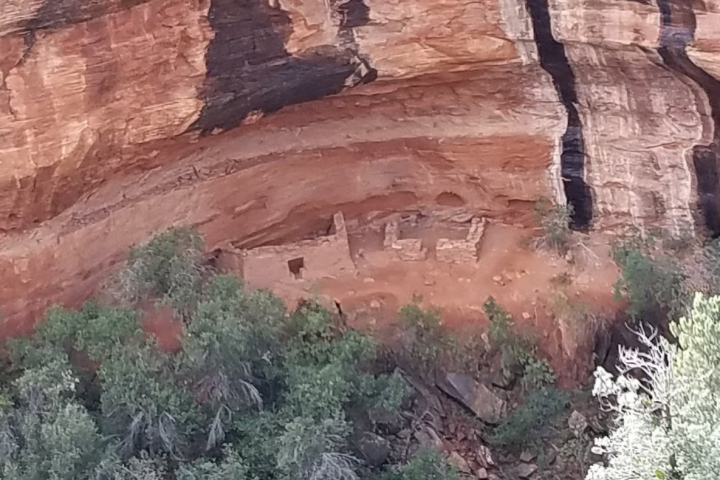 a close up of a canyon