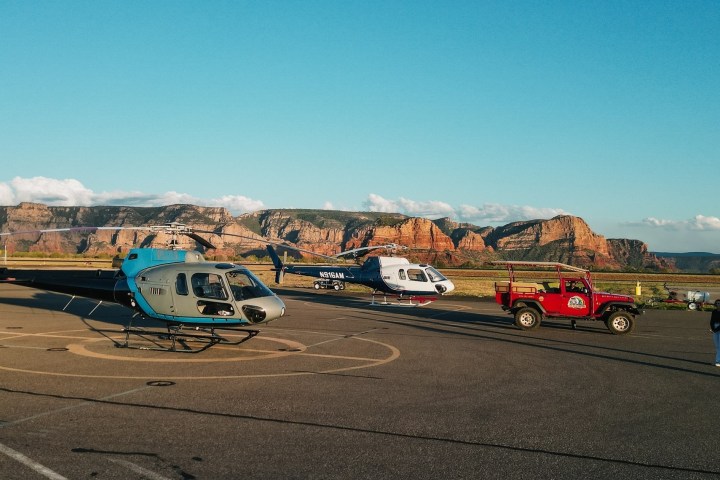 a plane parked on the side of a road